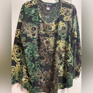 KAREN KANE MOSS HARVEST MOON 1X TOP